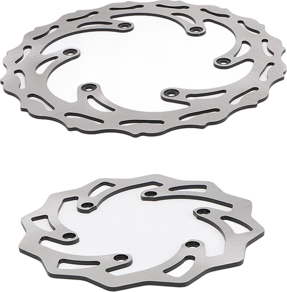 2 Stück Bremsscheiben vorne und hinten für 125-500 XCF XCW SX SXF EXC EXCF TPI 6D 1994 bis 2022