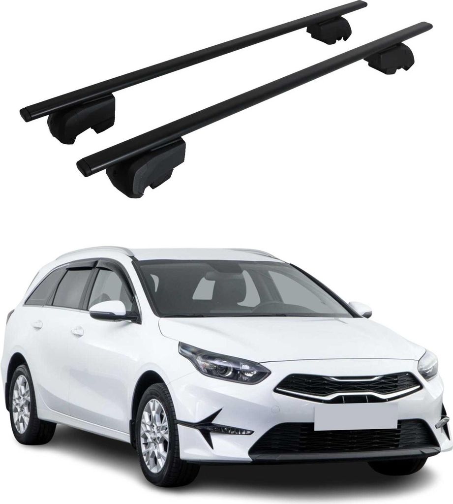 Barres de toit Transversales pour Kia Cee'D CD 2018-2025 Image du produit 