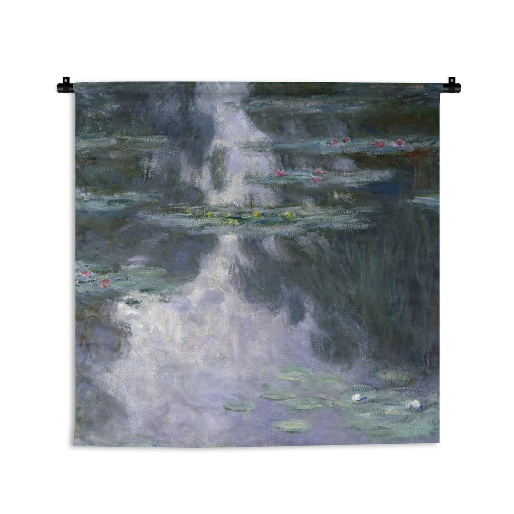 MuchoWow® Wandteppich Wandbehang Seerosen - Claude Monet Produktbild 