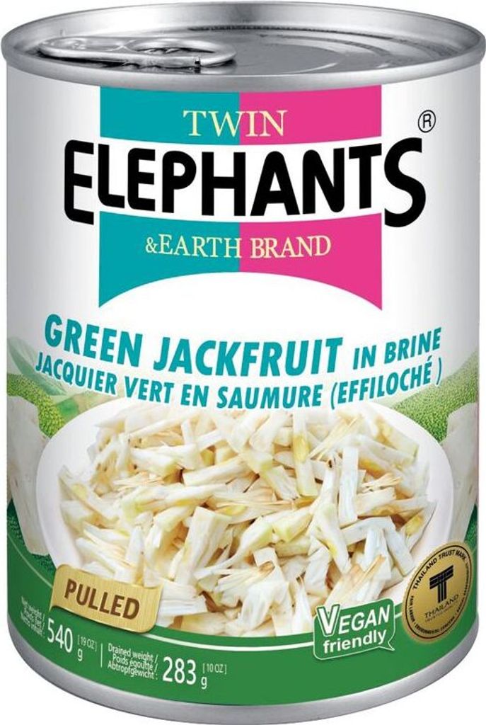 540g 283g ATG TWIN ELEPHANTS Grüne Jackfrucht