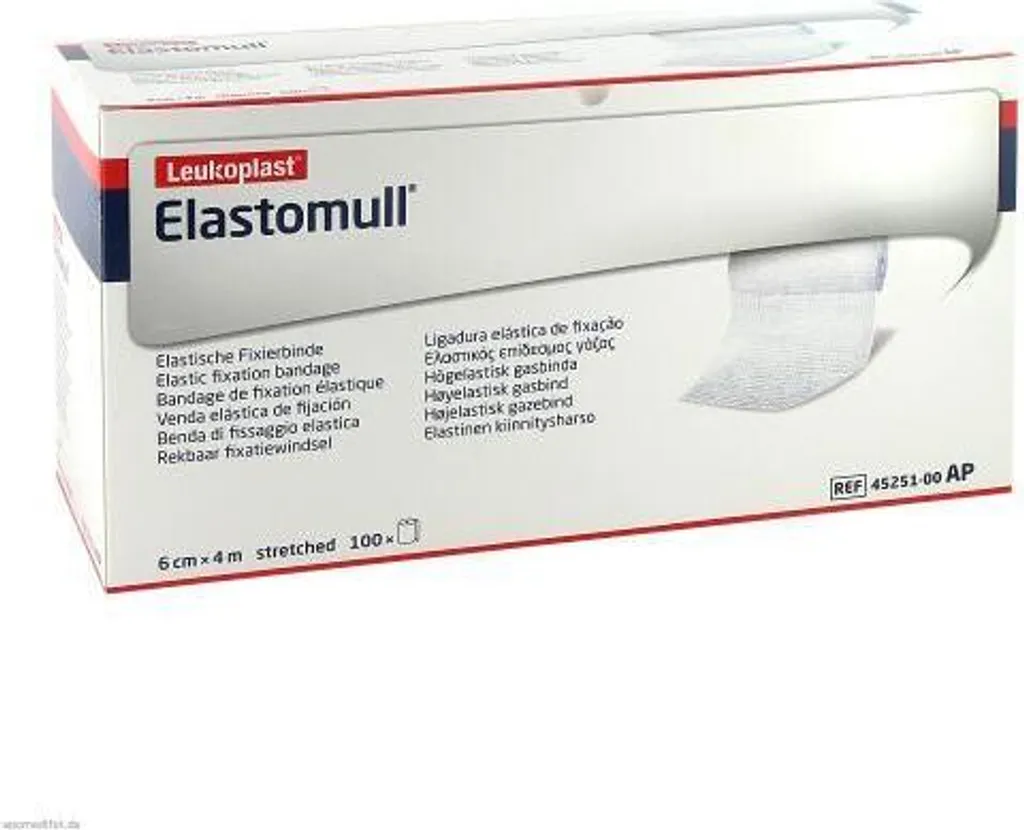 Elastomull 6 cmx4 m 45251 nastro di fissaggio elastico 100 pezzi
