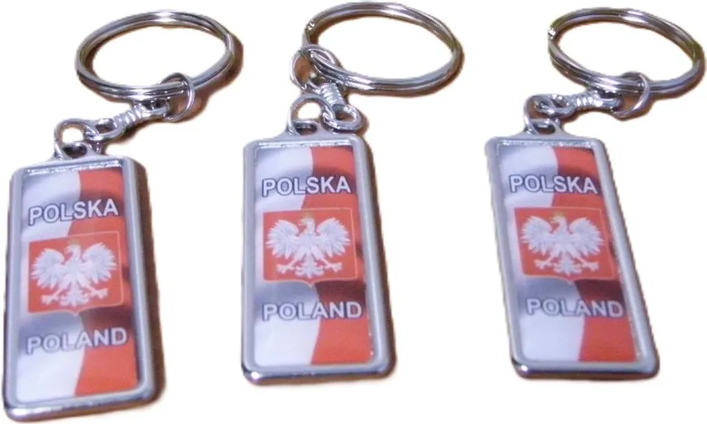 Porte-clés Pologne en Métal lot de 10 pièces Ref 5459 pour Souvenirs