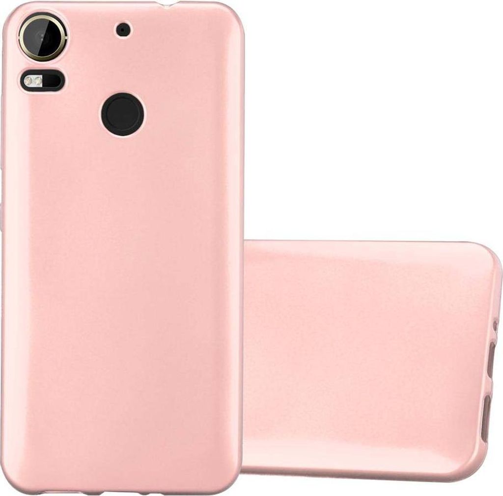 Cadorabo Schutzhülle für HTC Desire 10 PRO Hülle in Rosa Handyhülle TPU Silikon Etui Cover Case