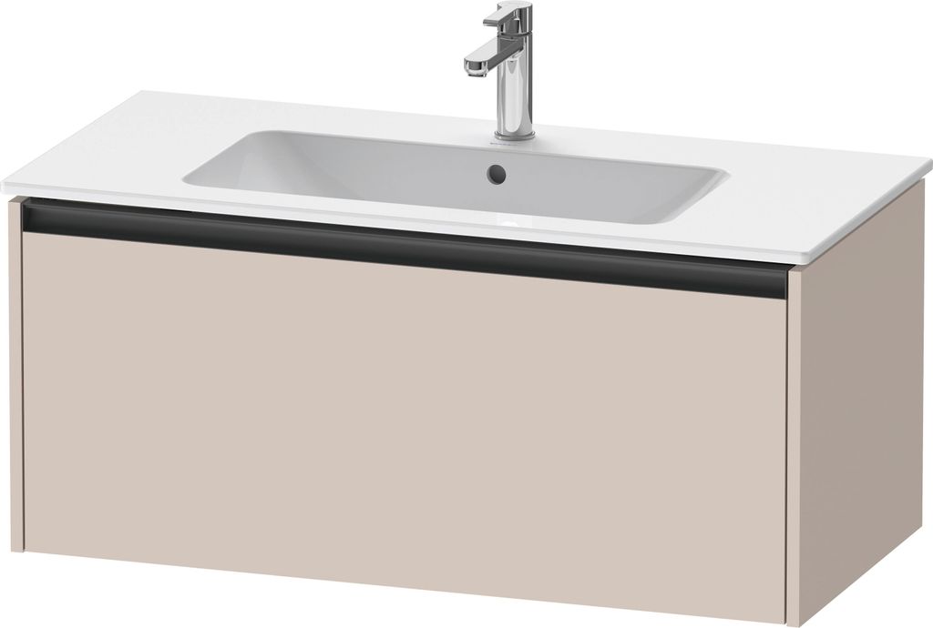Duravit Ketho.2 Wastafelonderkast 101x48x44 cm Mat Taupe