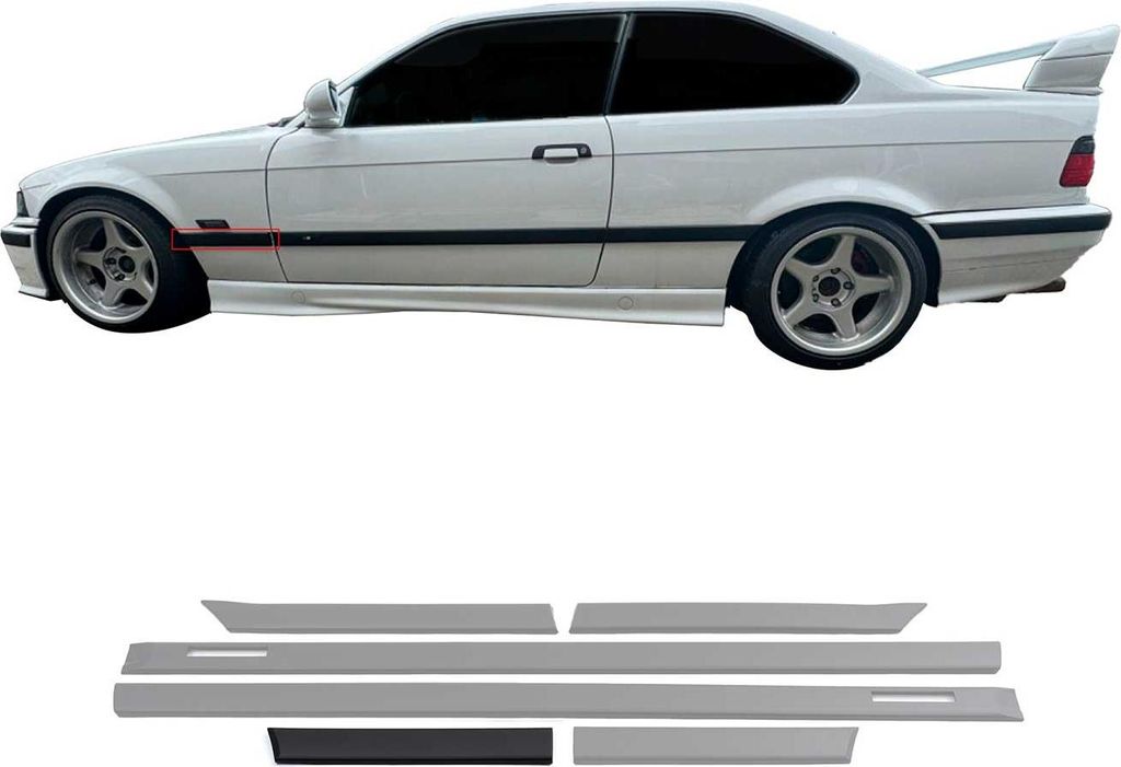 JOM Seitenleisten Türleisten für BMW 3er E36 Coupe Cabrio Produktbild 