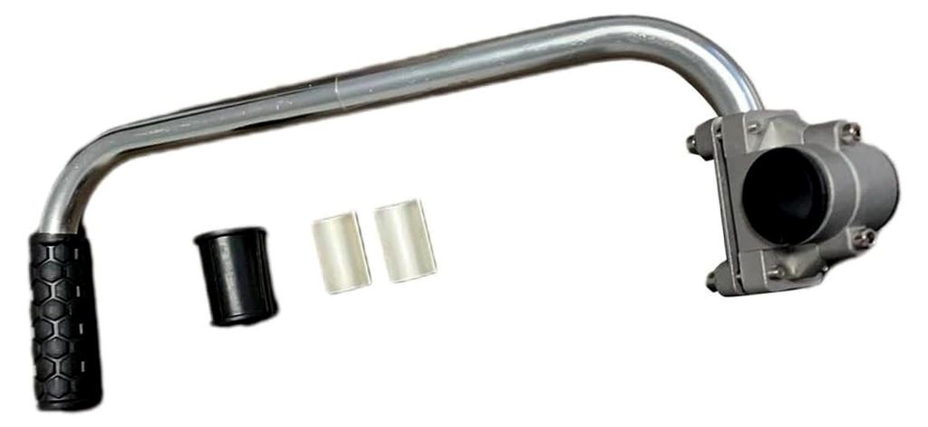 Griffverlängerung für Rasentrimmer - ergonomischer Aluminiumgriff, verstellbare Klemme, passend für die meisten Rasentrimmer