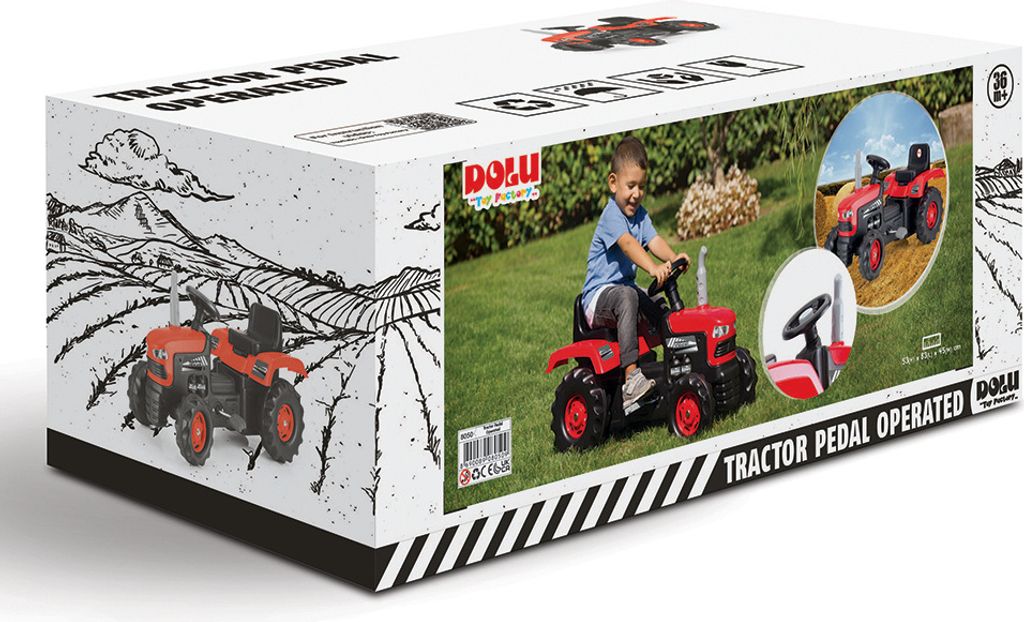 Dolu Dolu Kindertraktorpedal betrieben Produktbild 5