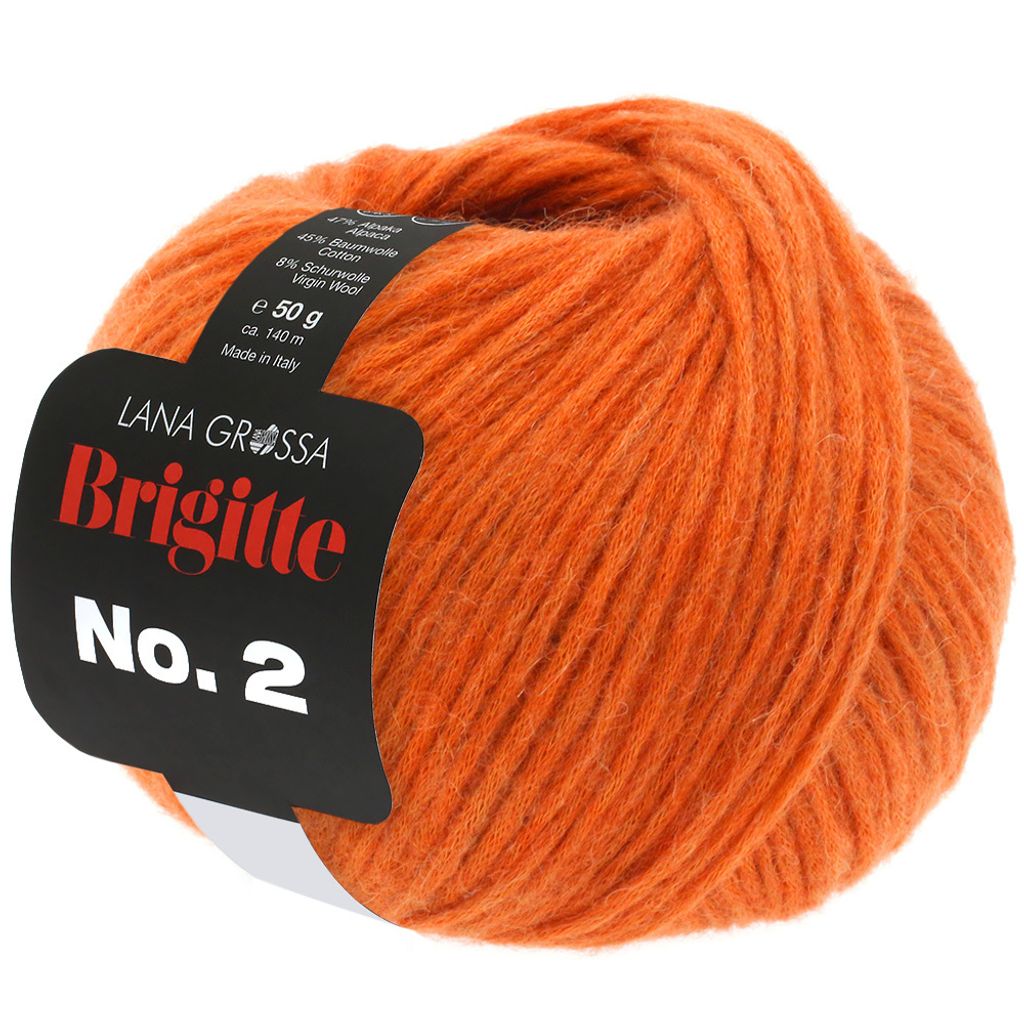 Lana Grossa - Brigitte No. 2 0045 mandarin Produktbild 
