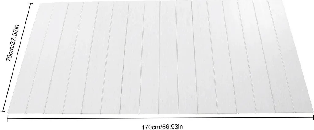 Couvercle Baignoire Anti-Poussière et Isolant - Solution Gain de Place - 4