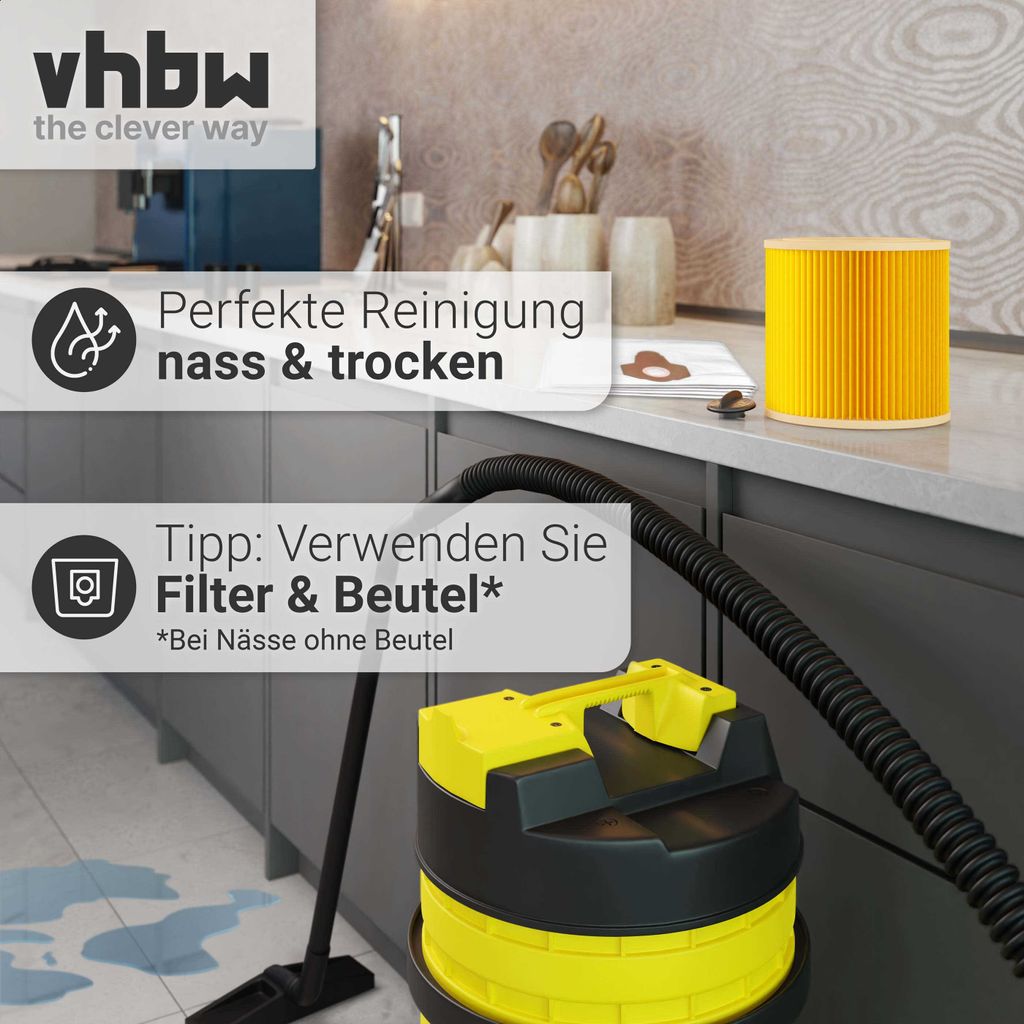 Vzduchový filtr s víčkem pro vysavače Karcher - náhradní Obrázek produktu 7