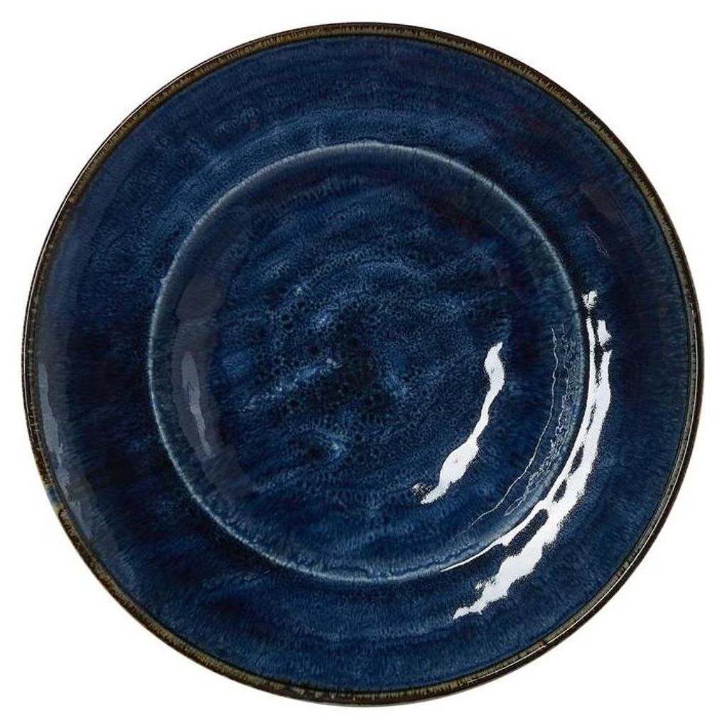 12x Pastateller 27,5 cm VIDA Dark Ocean / dunkelblau Porzellan