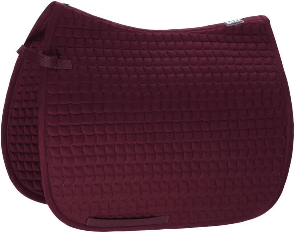 Chabraque Eskadron Coton Obstacle Blackberry - Tapis de Selle Cheval
