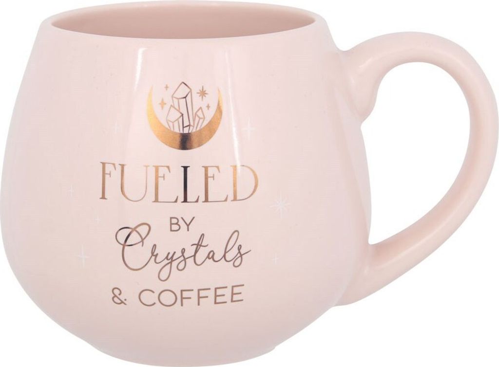 Something Different - Kaffeebecher "Crystals And Coffee", Rund SD5223 (Einheitsgröße) (Pink)