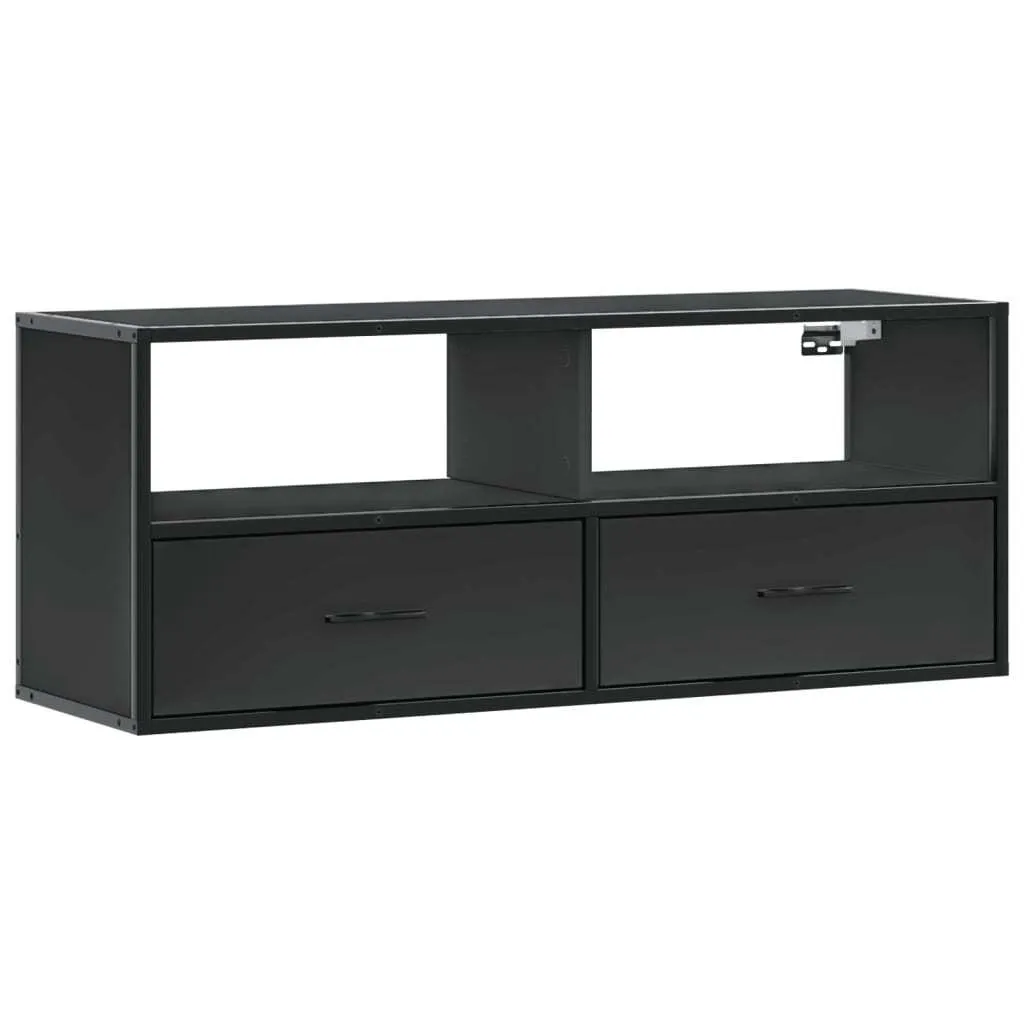 Mobile Porta TV Nero vidaXL 100cm | Arredo Soggiorno Industrial Metal