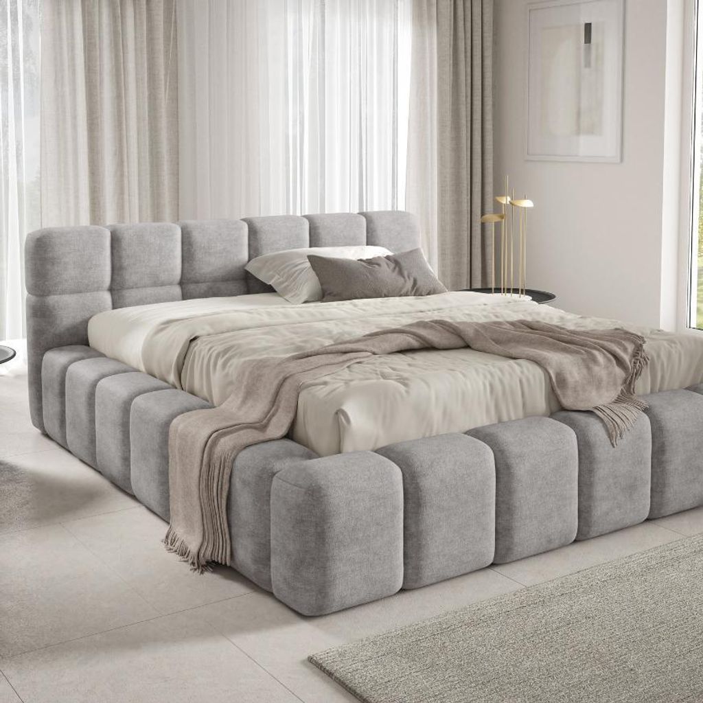 Polsterbett NUBO Premium 140x200 cm mit Bettkasten – PERFECT HARMONY 80