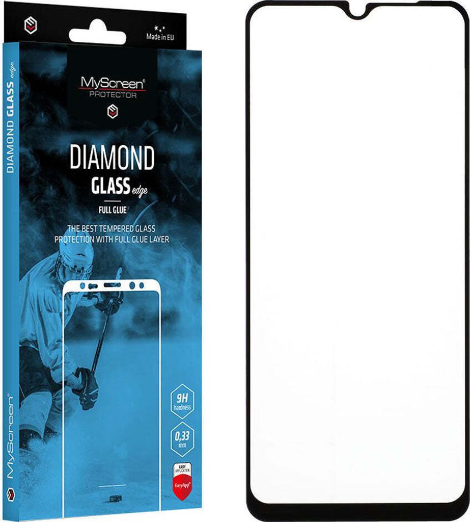 MyScreen DIAMOND GLASS edge Vollkleber Schwarz