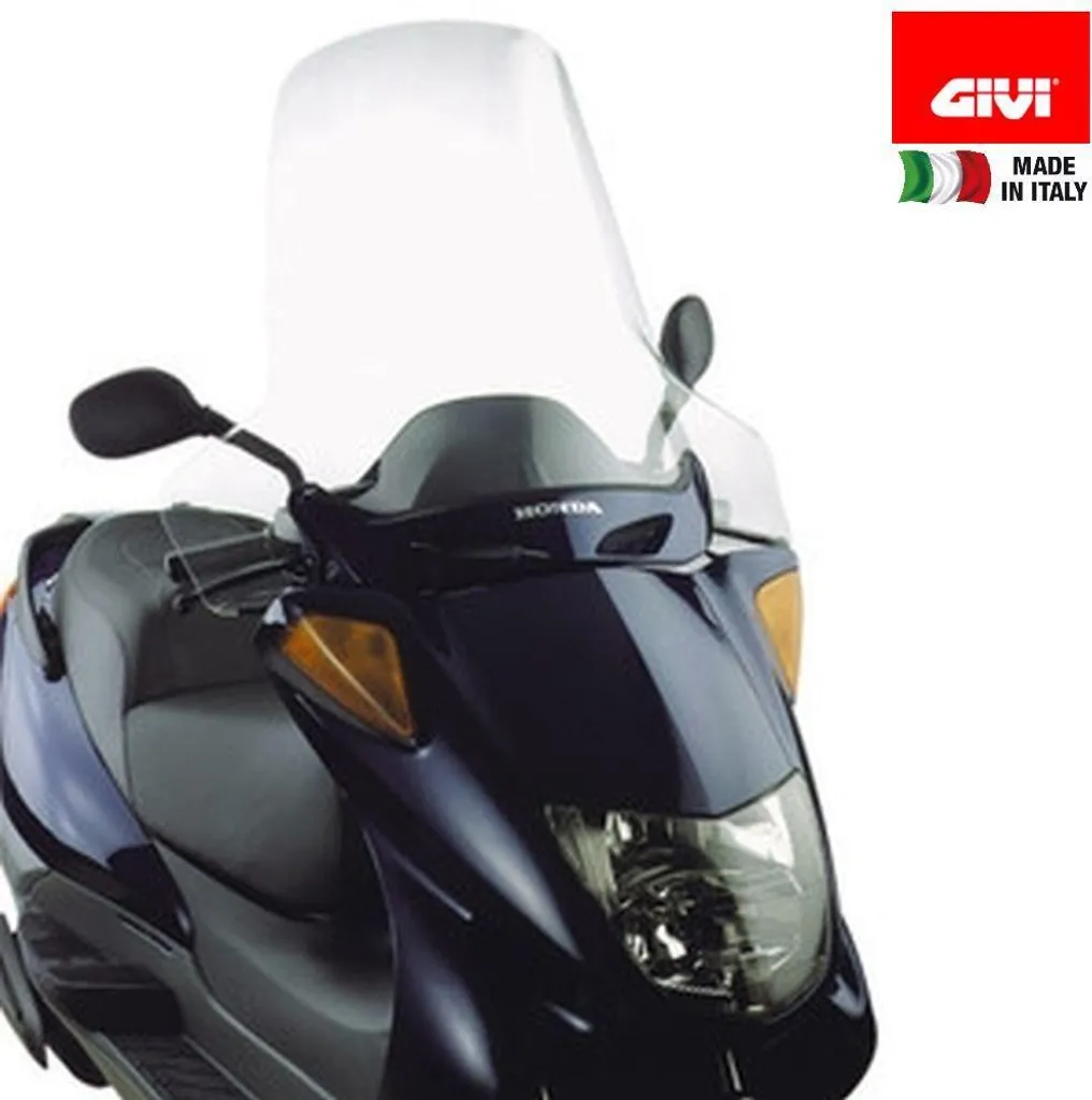 Pare-brise GIVI Anti-Turbulences de 72,5 cm Transparent et Résistant