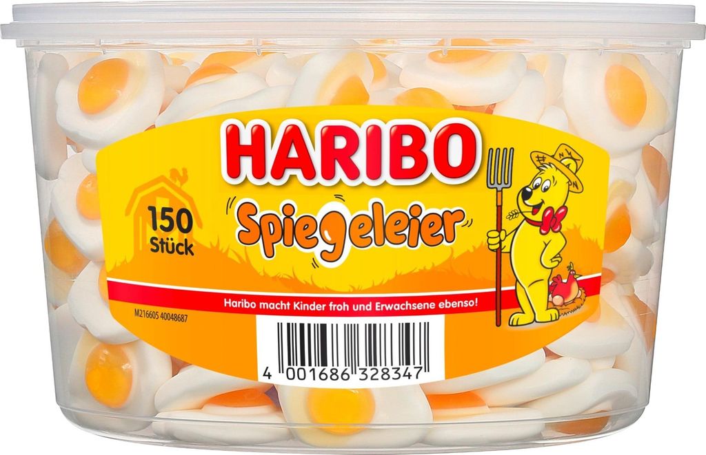 HARIBO 10046737 SPIEGELEIER Fruchtgummi 150 St. Obrázek produktu 
