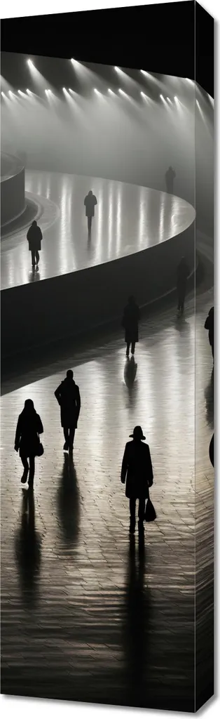 Quadro Panoramico 30x100 Raggi nell'ombra | Must-Have Home Decor