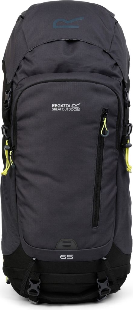 Regatta - Wanderrucksack "Highton V2", 65l RG9903 (Einheitsgröße) (Schwarz/Mittelgrau)
