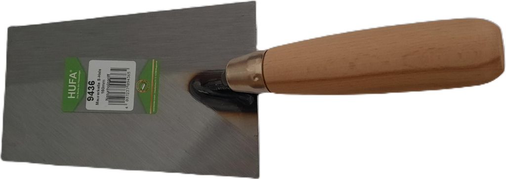 Hufa Maurerkelle Stahl Schwanenhals Holzgriff 160mm