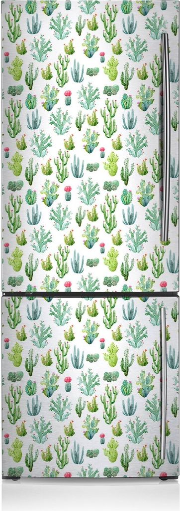 Magnetfolie Aufkleber Kühlschrankmagnete 60x190 cm - Kleine Kaktee