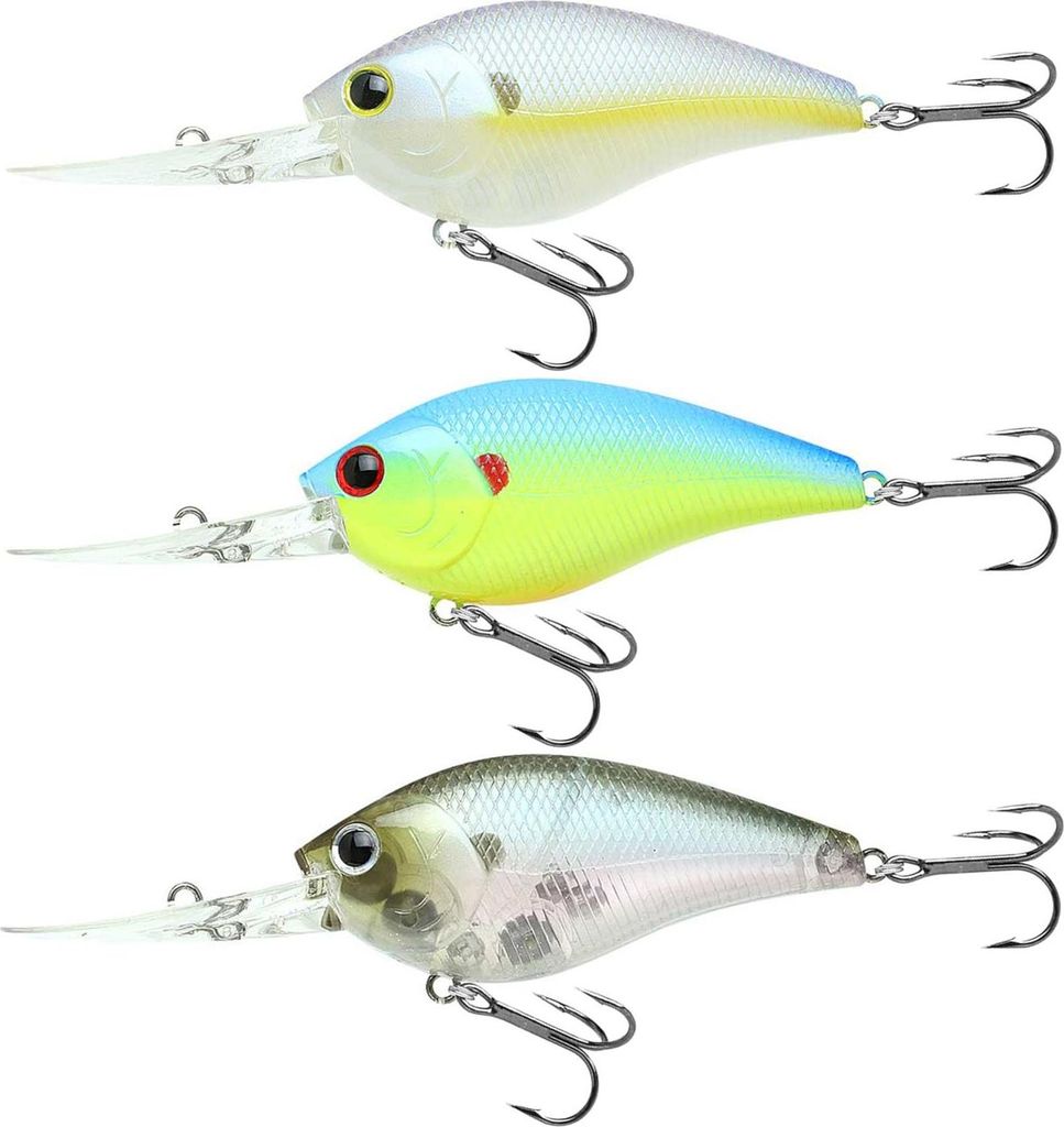 Lucky Craft LC 2.0XD Crankbait 65mm 17.8g - Wobbler zum Spinnangeln, Farben Lucky Craft:Chartreuse Shad