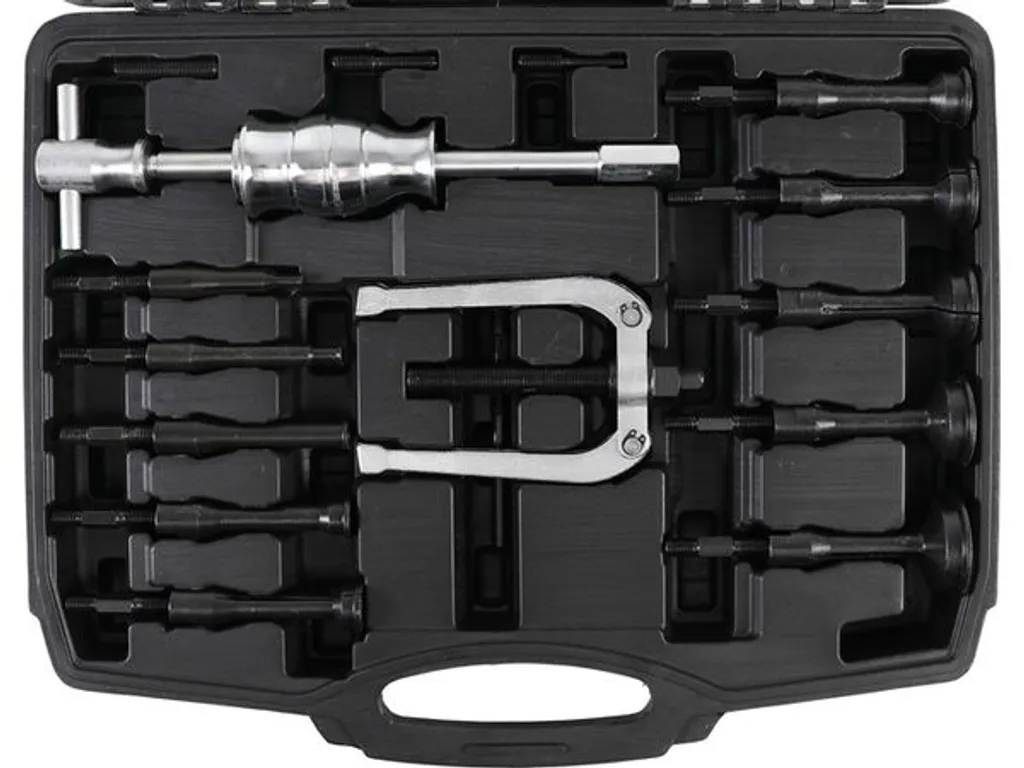 Kraftmann 7715 coffret extracteur de roulement pour trou borgne 16 pcs