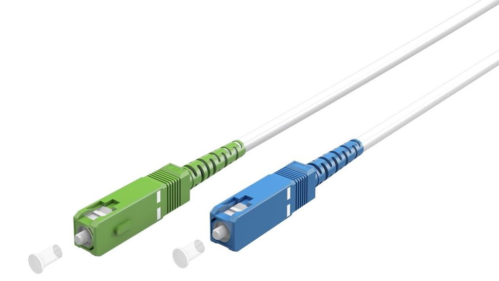 Glasfaserkabel (FTTH), Singlemode (OS2) White, (Simplex), Produktbild 
