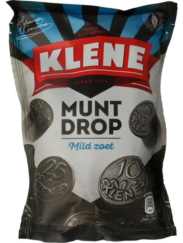Klene Muntdrop (210 gr) Productafbeelding 
