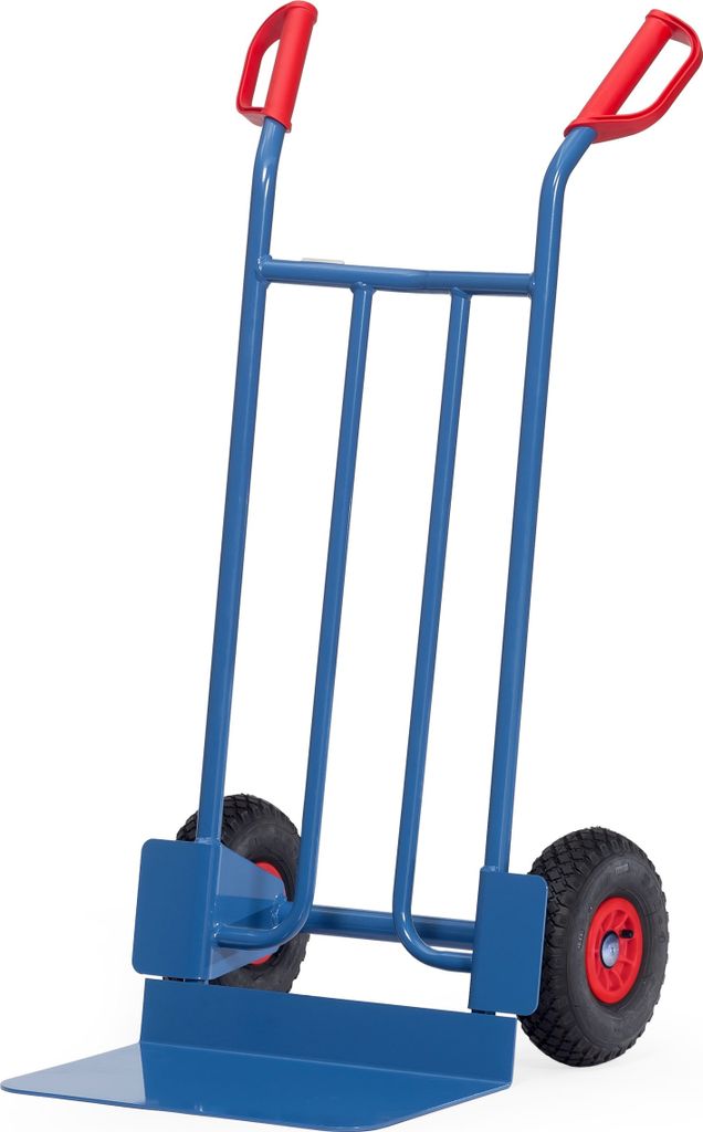 Vozík z oceľovej rúrky Fetra s pneumatikami Výška 1150 mm, Obrázok produktu 