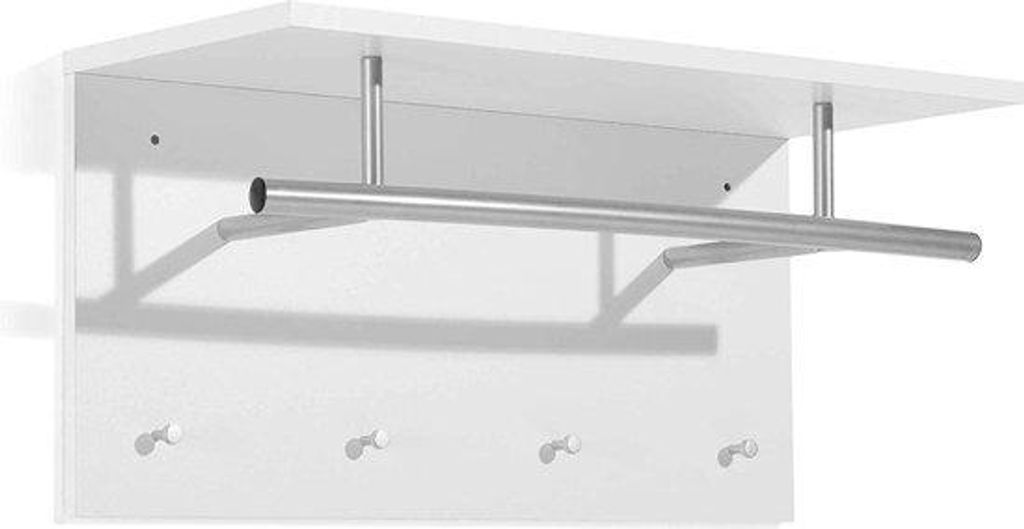 Wandgarderobe aus Metall, luxus, für Kleidung