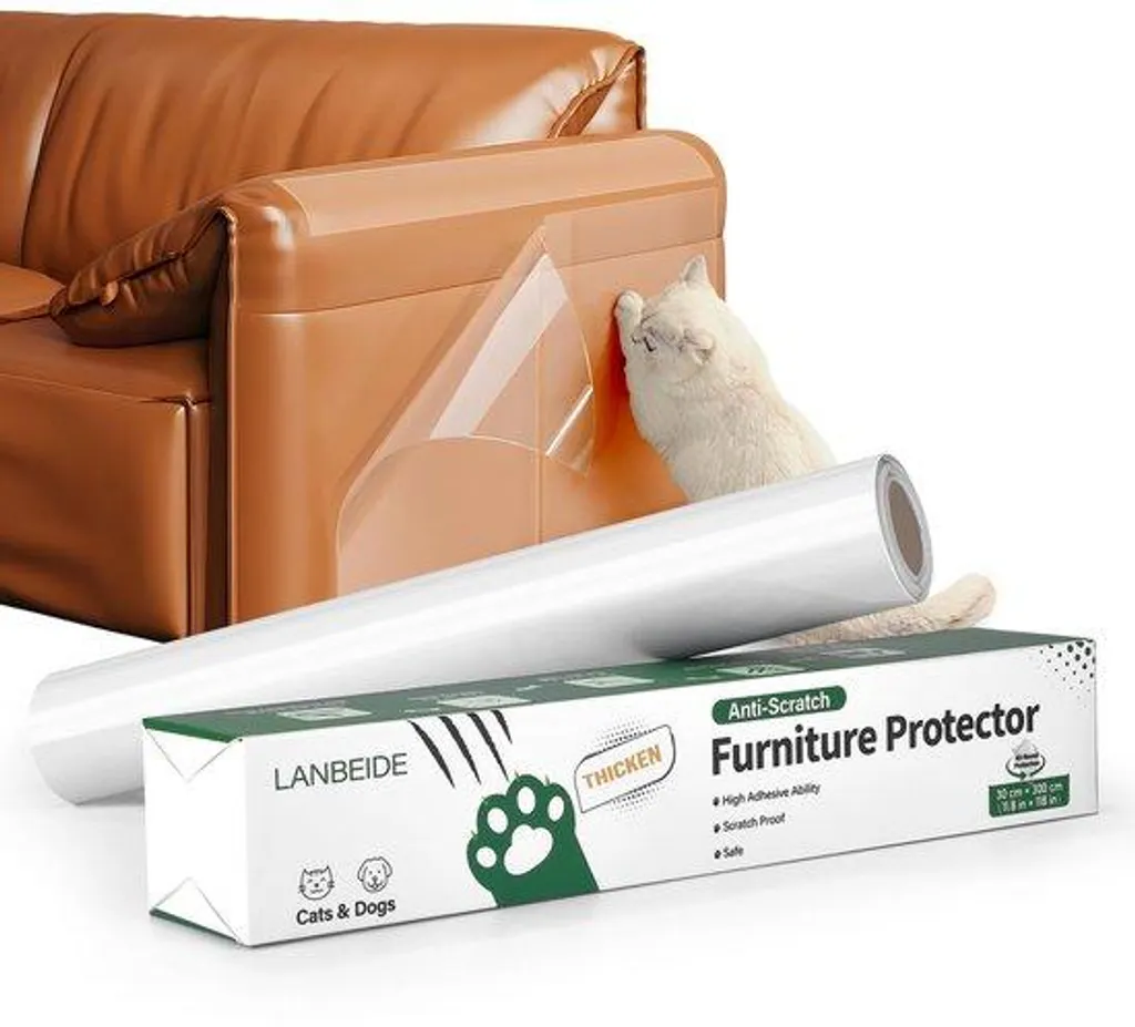 Bande de protection autocollante anti-griffure pour fenêtres et chiens