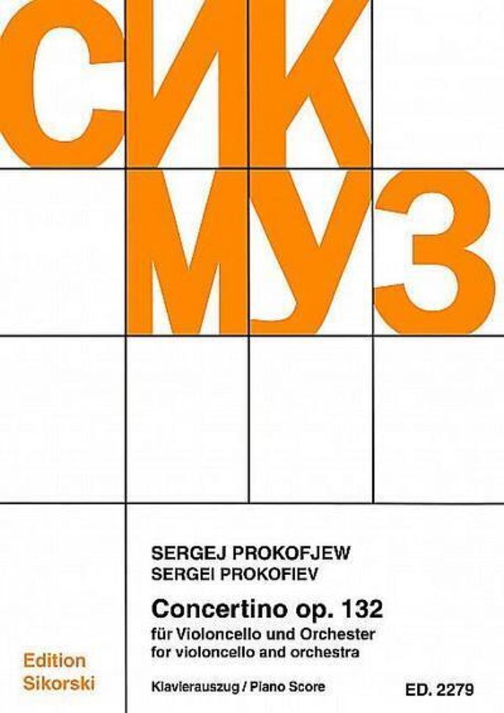 Concertino op.132für Violoncello und Orchester
