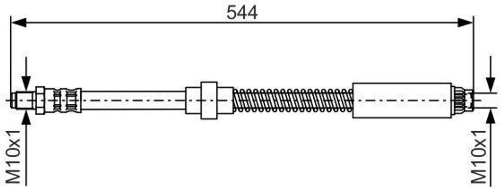 BOSCH 1 987 476 559 - OE 4806 63 Bremsschlauch für 306