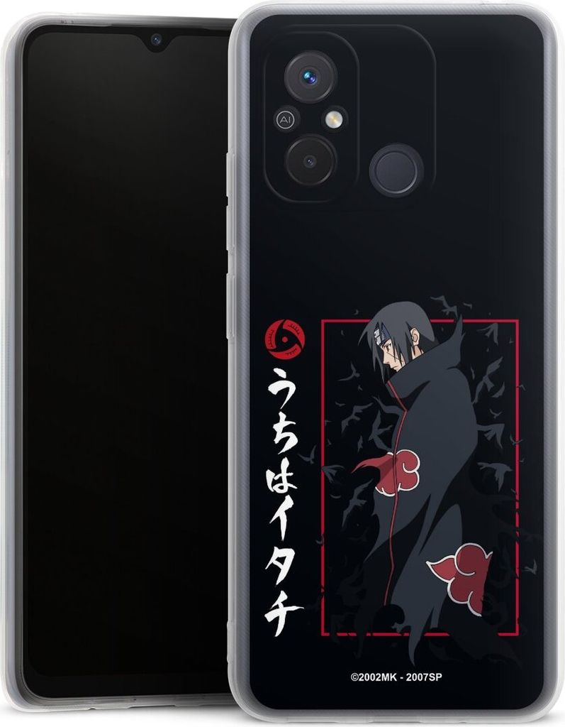 DeinDesign Handyhülle für Xiaomi Redmi 12C Silikon Hülle Case Smartphone Schutzhülle Naruto Shippuden Offizielles Lizenzprodukt Itachi Uchiha