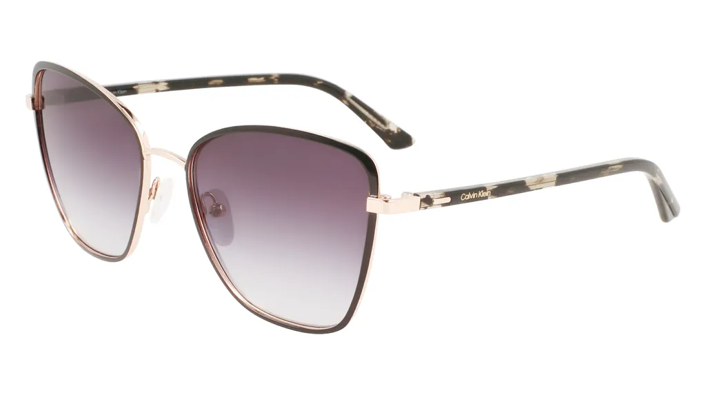 Calvin Klein Sonnenbrillen Noir 59434 001 - Monture Femme Chic 56mm