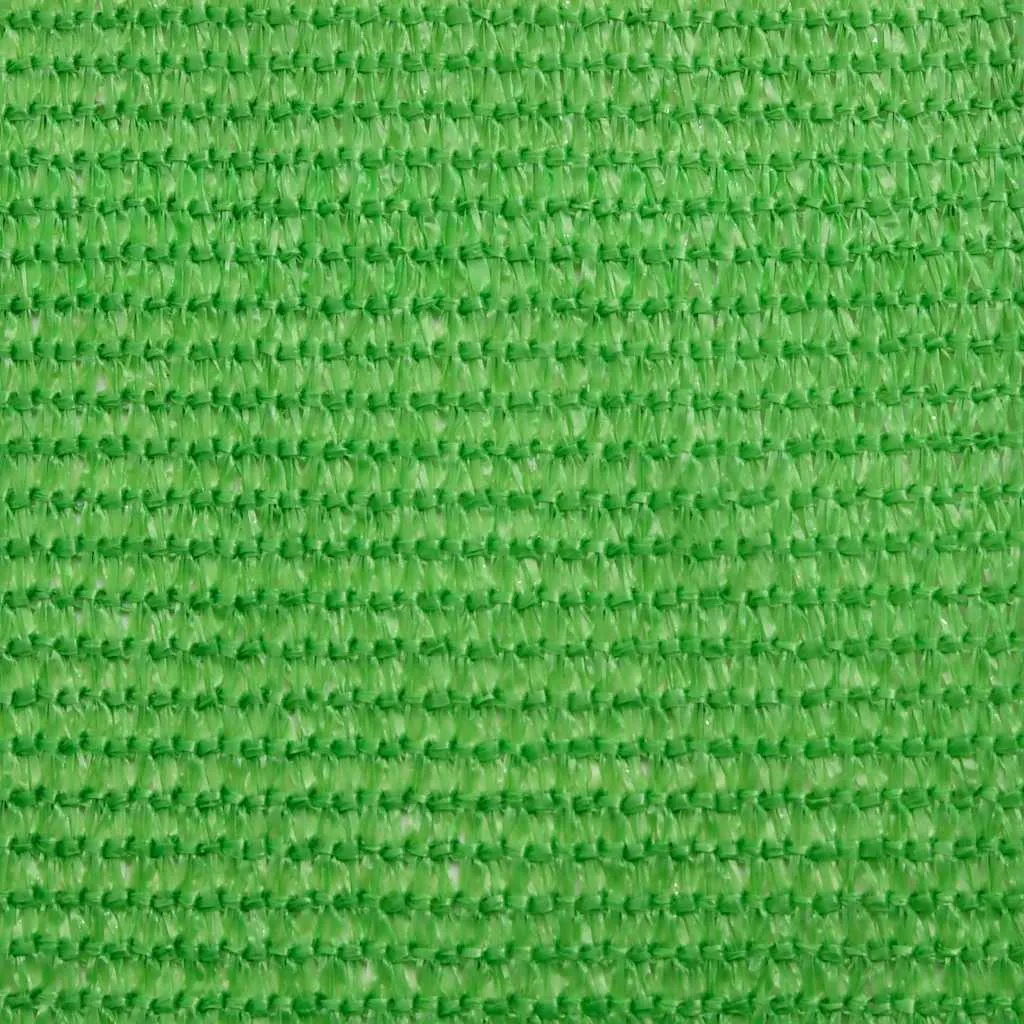 Vela Ombreggiante 6x7 m vidaXL Verde Chiaro HDPE - Arredo Giardino - 8