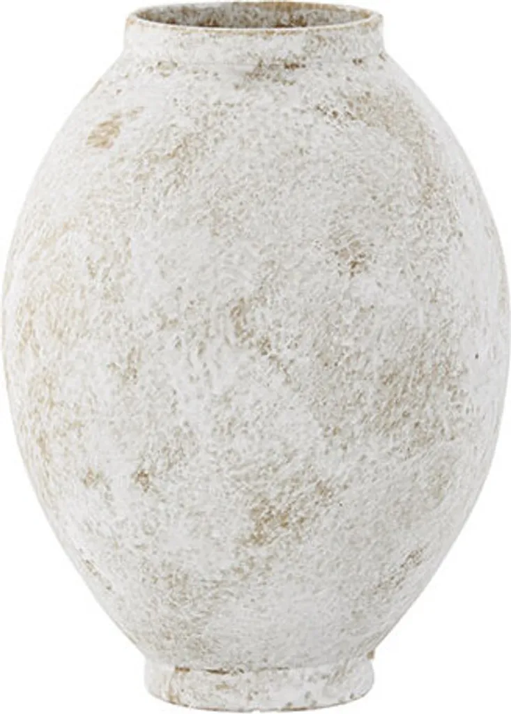 Vase Boule en Céramique Beige Globe - Décoration de Table Scandinave