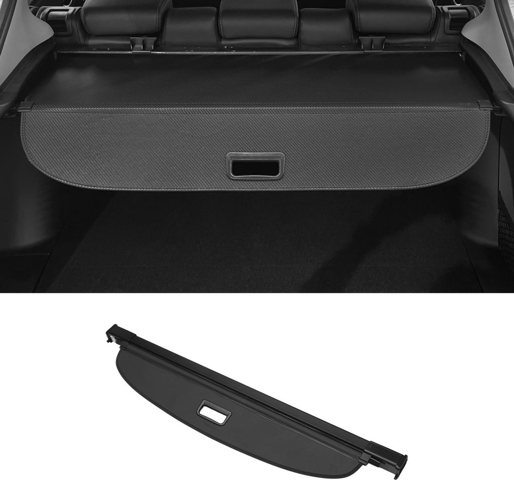 Kofferraum ausziehbare Laderaumabdeckung für Volvo V60 2018-2023 Heckklappenablage Gepäcksicherheitsabdeckung Schattenschutz Sichtschutzabdeckung...