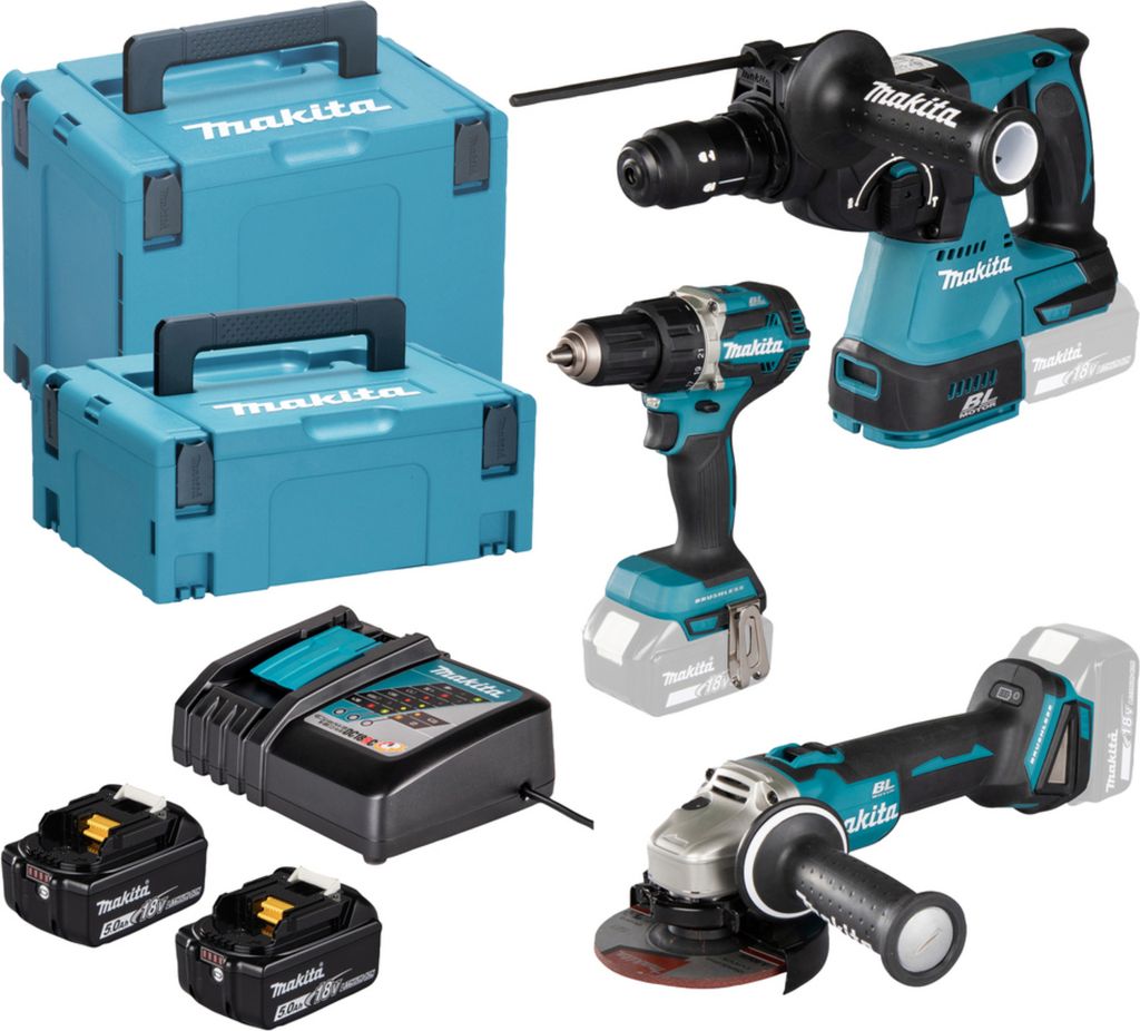 MAKITA DLX3195JX1 aku sada 18V/2*5Ah LXT, Obrázek produktu 