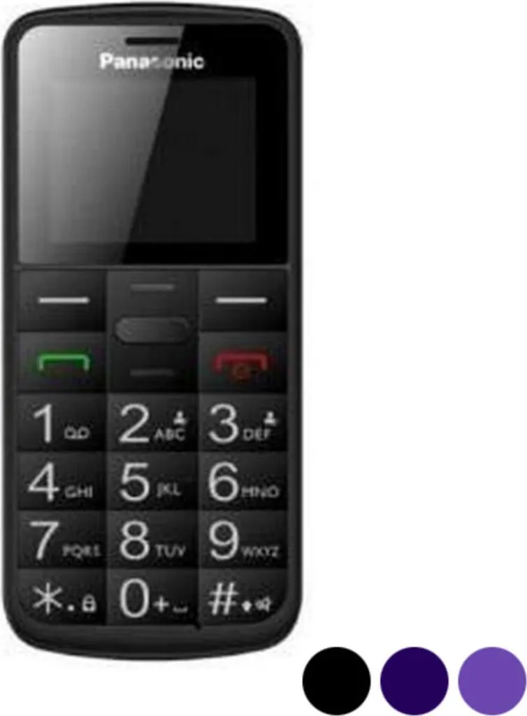 Téléphone Portable Facile à Utiliser Panasonic KX-TU110EX pour les Seniors