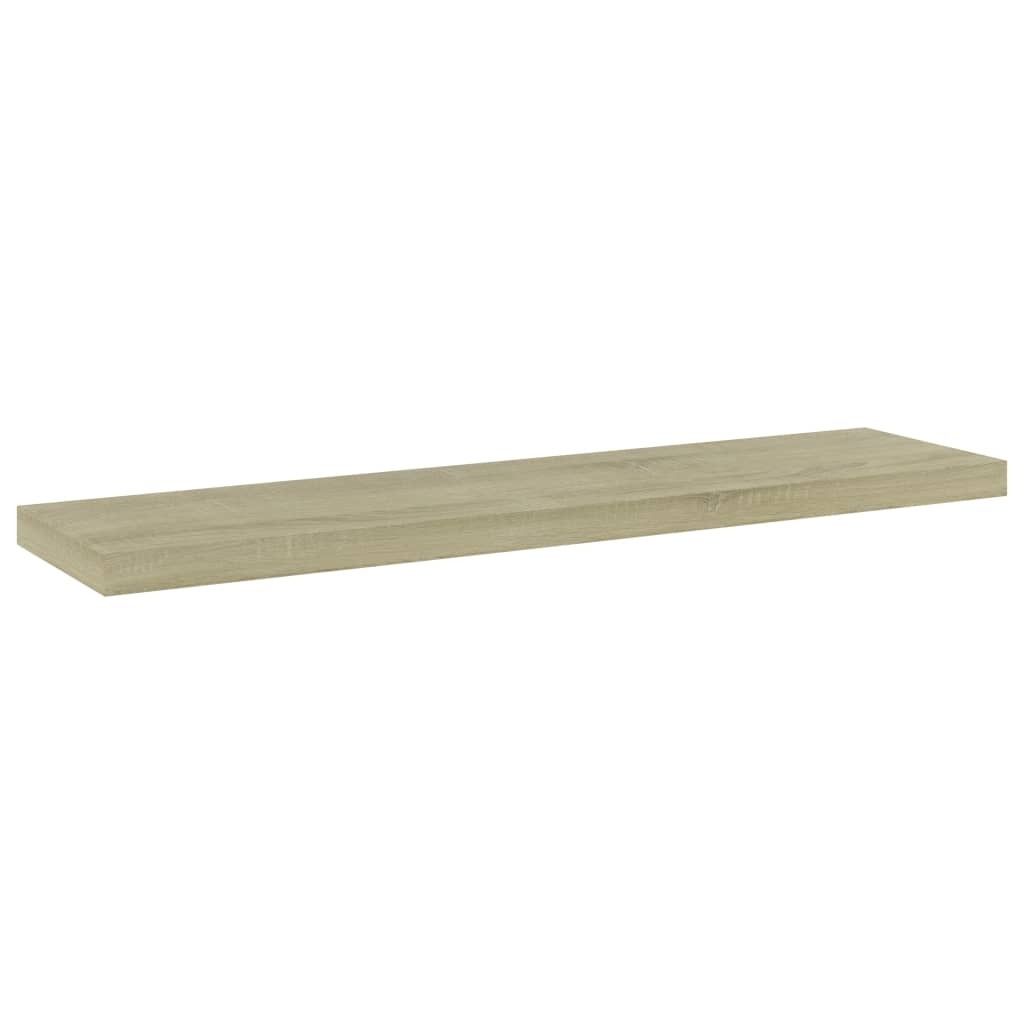 vidaXL Bücherregal-Bretter 4 Stk. Sonoma-Eiche 40x10x1,5 cm Produktbild 