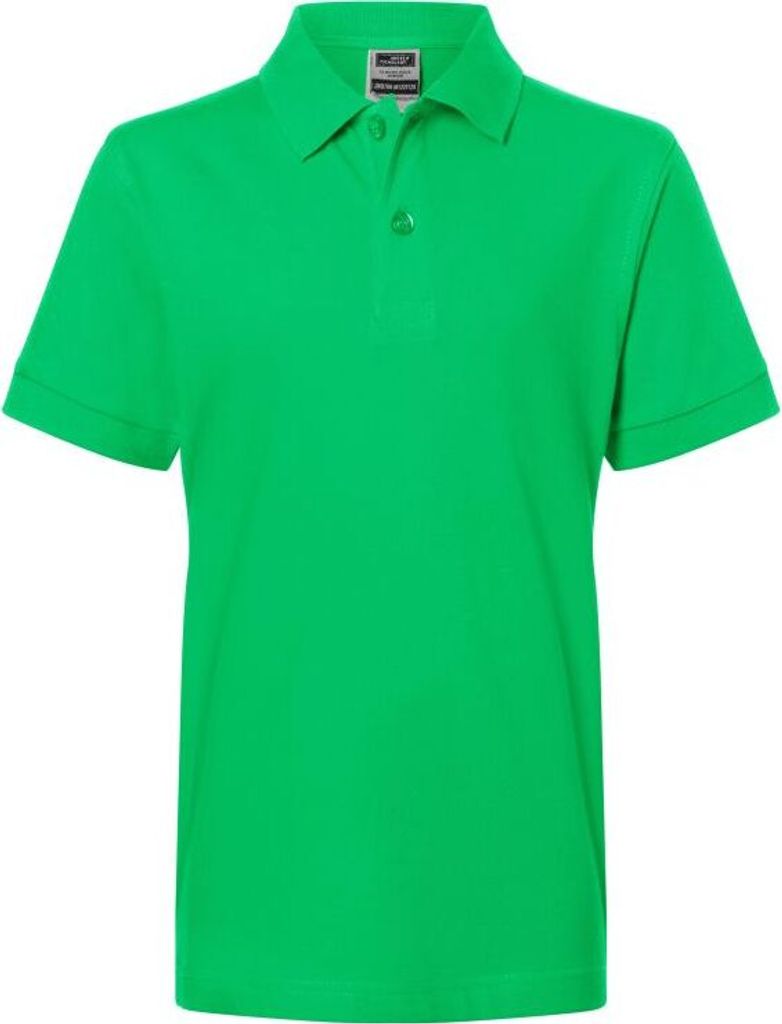 Hochwertiges Polohemd mit Armbündchen fern-green, Gr. M Produktbild 