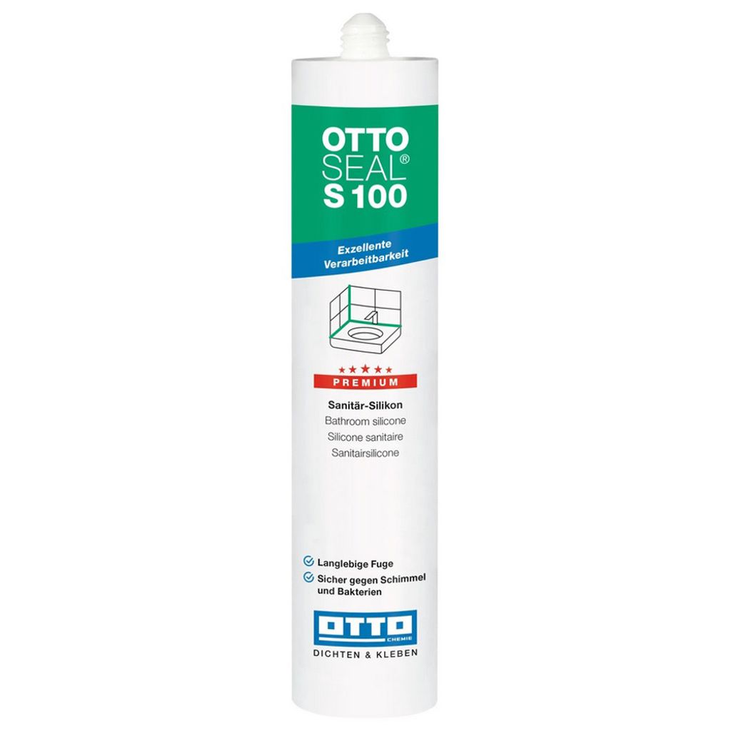 OTTOSEAL S 100, Premium Sanitär-Silikon, acetatvernetzend, Produktbild 
