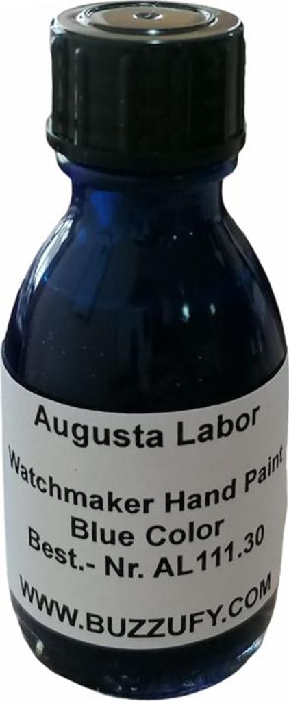 Augusta blauer Farbton für Uhrenhanden 30ml Uhrenlack