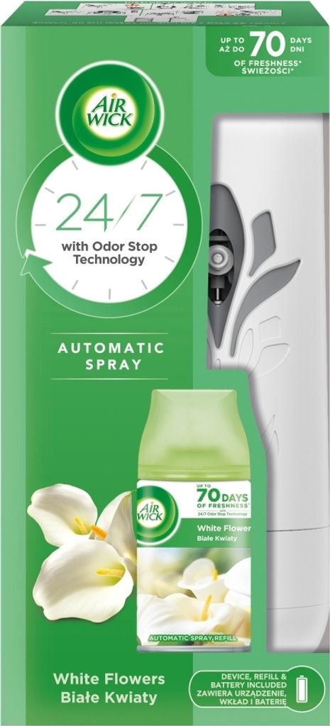 AirWick Freshmatic batteriebetriebener Lufterfrischer weiß