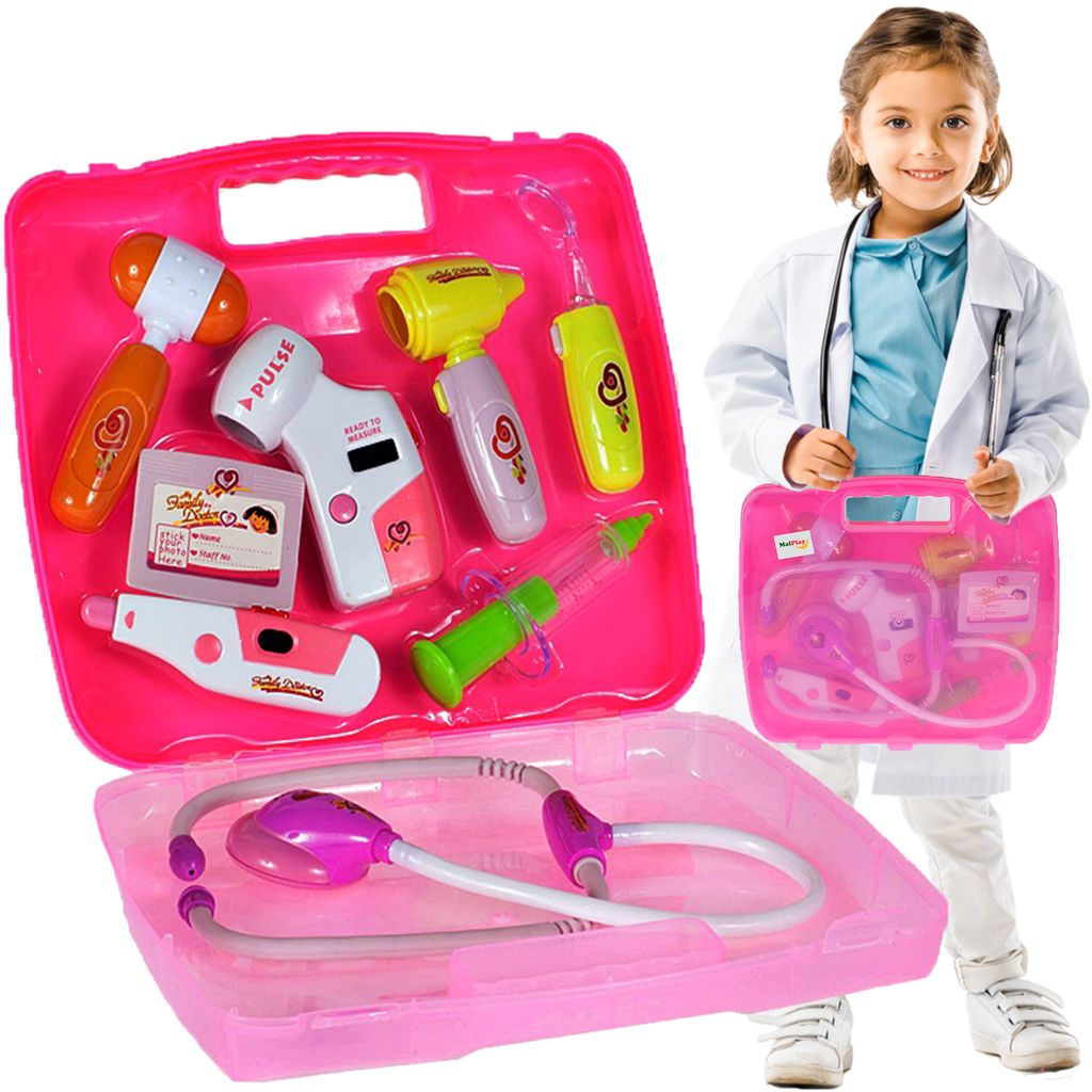 Arztkoffer Kinder Spielzeug Rollenspiel Doktor für Mädchen Junge ab 3 Jahre 