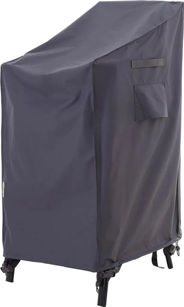 Housse de chaise de jardin imperméable grise 65x65x115cm robuste