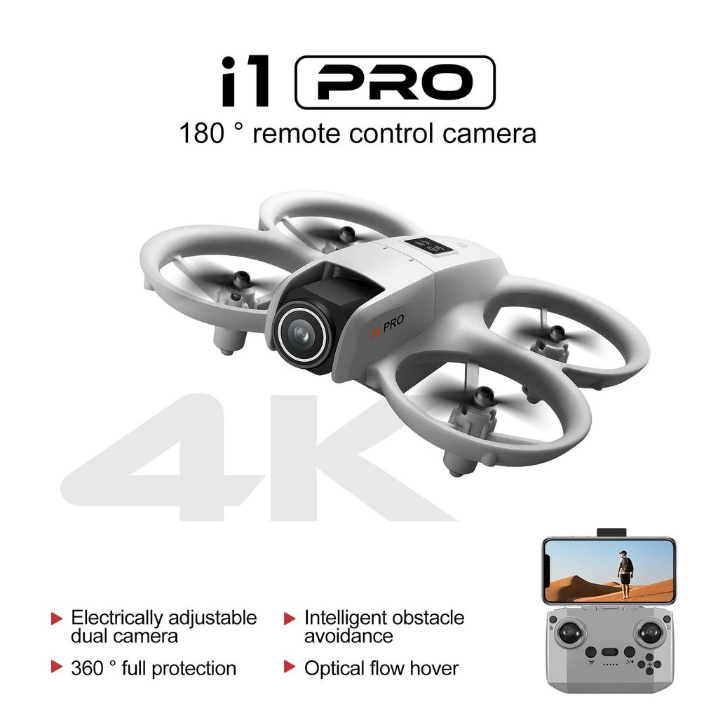 Drone 4K Moteur Sans Balais – Résistance Vent Niveau 4, FPV 5G, 30 Min De Vol, 2 Caméras